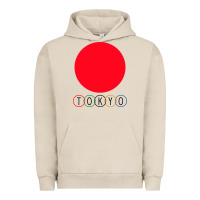 Pigment French Oak Japan Flag Olympics Urban Hoodie - artisFamous