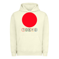 Pigment Pistachio Japan Flag Olympics Urban Hoodie - artisFamous