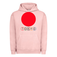 Pigment Salmon Japan Flag Olympics Urban Hoodie - artisFamous