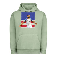 Pigment Oil Green Usmnt Urban Hoodie - artisFamous