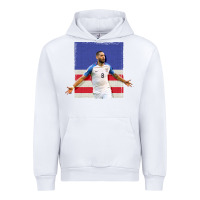 White Usmnt Urban Hoodie - artisFamous