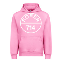 Fuchsia Pink rorer 714 Urban Hoodie - artisFamous