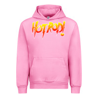Fuchsia Pink rowdy roddy piper hot rod vintage, Urban Hoodie - artisFamous