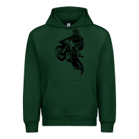 Forest Green motocross dirt bike design got dirt Urban Hoodie - artisFamous