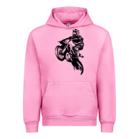 Fuchsia Pink motocross dirt bike design got dirt Urban Hoodie - artisFamous
