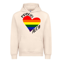 Sandshell proud ally lgbt heart gay pride month Urban Hoodie - artisFamous