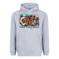 Heather Grey Christmas cna certified nursing assistant Heavyweight Hoodie - JahusDesignShop
