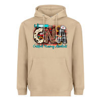 Mushroom Christmas cna certified nursing assistant Heavyweight Hoodie - JahusDesignShop