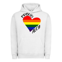 Pigment Lunar Rock proud ally lgbt heart gay pride month Urban Hoodie - artisFamous