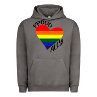 Pigment Tornado proud ally lgbt heart gay pride month Urban Hoodie - artisFamous