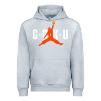 Heather Grey goku Urban Hoodie - artisFamous