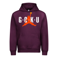Mauve Wine goku Urban Hoodie - artisFamous