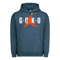 Pigment Midnight Navy goku Urban Hoodie - artisFamous
