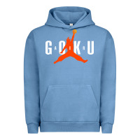 Pigment Pebble Blue goku Urban Hoodie - artisFamous