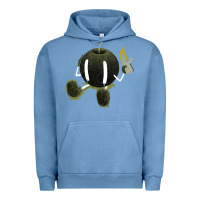 Pigment Pebble Blue self destruction Urban Hoodie - artisFamous