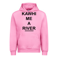 Fuchsia Pink Kawhi River Funny Urban Hoodie - artisFamous