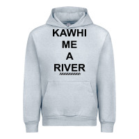 Heather Grey Kawhi River Funny Urban Hoodie - artisFamous