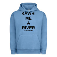 Pigment Pebble Blue Kawhi River Funny Urban Hoodie - artisFamous