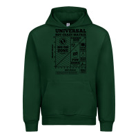Forest Green hot crazy matrix matrix Urban Hoodie - artisFamous