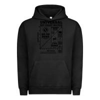 Pigment Black hot crazy matrix matrix Urban Hoodie - artisFamous