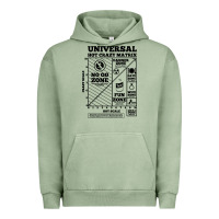 Pigment Oil Green hot crazy matrix matrix Urban Hoodie - artisFamous