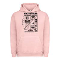 Pigment Salmon hot crazy matrix matrix Urban Hoodie - artisFamous