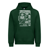 Forest Green hot crazy matrix matrix Urban Hoodie - artisFamous
