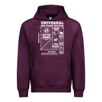 Mauve Wine hot crazy matrix matrix Urban Hoodie - artisFamous