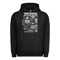 Pigment Black hot crazy matrix matrix Urban Hoodie - artisFamous