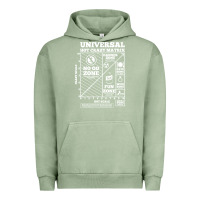 Pigment Oil Green hot crazy matrix matrix Urban Hoodie - artisFamous