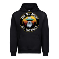 Black ask me about my butthole ufo Urban Hoodie - artisFamous