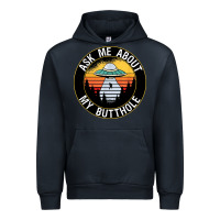 Navy ask me about my butthole ufo Urban Hoodie - artisFamous