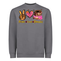 Storm peace love donuts Heavyweight Sweatshirt - AdoDesignShop