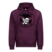 Mauve Wine knuckle sandwich Urban Hoodie - artisFamous