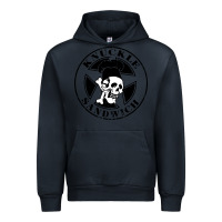 Navy knuckle sandwich Urban Hoodie - artisFamous