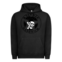 Pigment Black knuckle sandwich Urban Hoodie - artisFamous