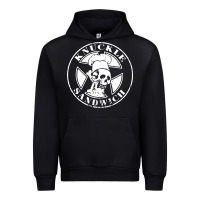 Black knuckle sandwich Urban Hoodie - artisFamous