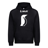 Black linux Urban Hoodie - artisFamous