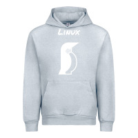Heather Grey linux Urban Hoodie - artisFamous