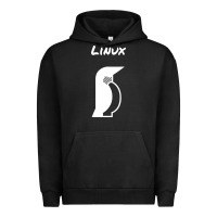 Pigment Black linux Urban Hoodie - artisFamous