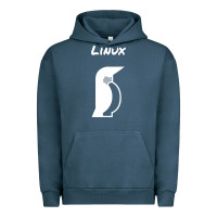 Pigment Midnight Navy linux Urban Hoodie - artisFamous