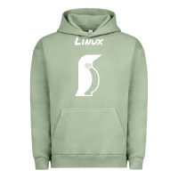 Pigment Oil Green linux Urban Hoodie - artisFamous