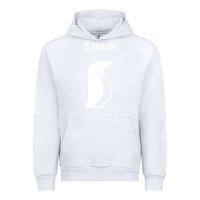 White linux Urban Hoodie - artisFamous