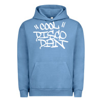 Pigment Pebble Blue cool disco dan Urban Hoodie - artisFamous