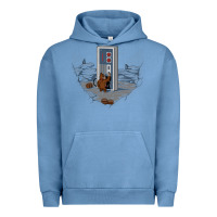 Pigment Pebble Blue dawn of gaming Urban Hoodie - artisFamous