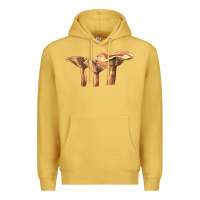 Antique Gold lactarius rufus mushroom Premium Hoodie - LillyAllenDesigns
