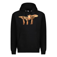 Black lactarius rufus mushroom Premium Hoodie - LillyAllenDesigns