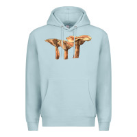 Blue Mist lactarius rufus mushroom Premium Hoodie - LillyAllenDesigns