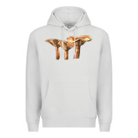 Dove Grey lactarius rufus mushroom Premium Hoodie - LillyAllenDesigns