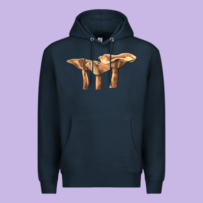 Lactarius Rufus Mushroom Premium Hoodie Designed By Lillyallendesigns